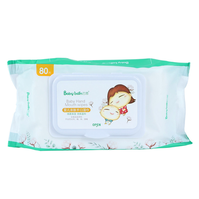80pcs বিশুদ্ধ জল জৈব ওয়াটারওয়াইপস বায়োডিগ্রেডেবল অরিজিনাল ক্লিনিং বেবি ওয়াইপস
