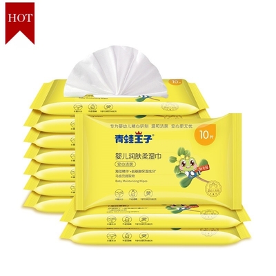 10PCS বিশুদ্ধ জল জৈব শিশু বায়োডিগ্রেডেবল নন বোনা কাপড়ের সুগন্ধবিহীন মুছে দেয়