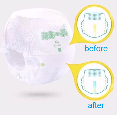 নরম উচ্চ শোষণ নিষ্পত্তিযোগ্য শিশুর প্যান্ট শ্বাস নেওয়া যায়