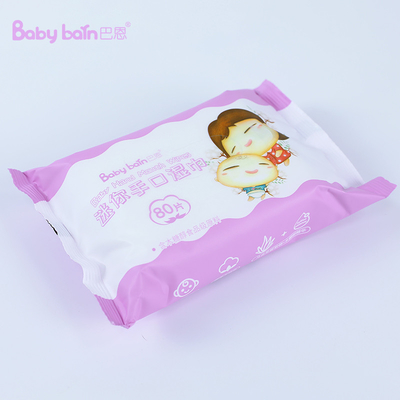 লেটেস্ট বেবি ওয়াইপ ওয়েট টিস্যু তোয়ালে 60pcs বা 80pcs ডিসপোজেবল ওয়েট ওয়াইপ
