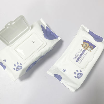 শিশুর যত্নের জন্য বিশুদ্ধ জল বায়োডেগ্রেডেবল নন বোনা ফ্যাব্রিক অসেন্টেড ওয়েট ওয়াইপস 80pcs