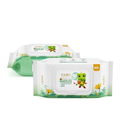 OEM 72pcs সস্তা নন বোনা শিশুদের যত্ন তুলা বায়োডিগ্রেডেবল বেবি ডিসপোজেবল ওয়েট ওয়াইপস অ্যালকোহল ফ্রি বেবি ওয়েট ওয়াইপস