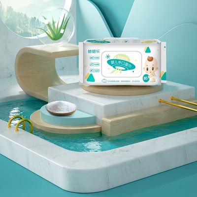 প্রাকৃতিক নরম জৈব জল ওয়েট বেবি ওয়াইপস