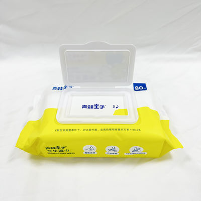 প্রাপ্তবয়স্ক বাচ্চাদের জন্য স্পনলেস নন বোনা ফ্যাব্রিক ডিসপোজেবল ওয়েট ওয়াইপ