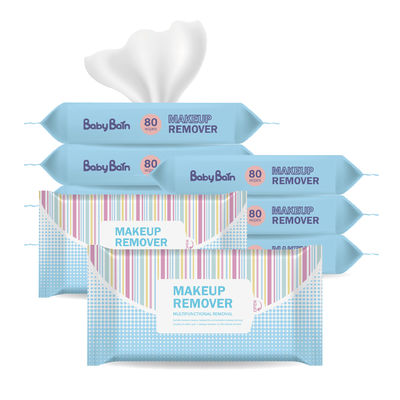 ফ্রেগ্রেন্স ফ্রি মেক আপ রিমুভার ক্লিনজিং ওয়াইপস ডিসপোজেবল ওয়েট ওয়াইপস সব ধরনের ত্বকের জন্য মৃদু