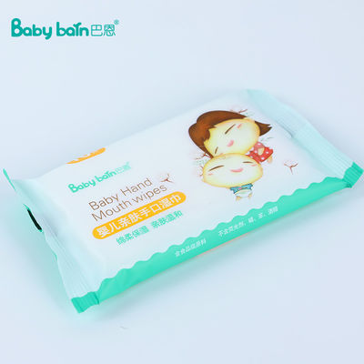 প্রতি ব্যাগ 80pc প্রাকৃতিক ফ্যাব্রিক কাস্টম ননওভেন বেবি ওয়েট ওয়াইপস বায়োডিগ্রেডেবল আল্ট্রা সফট