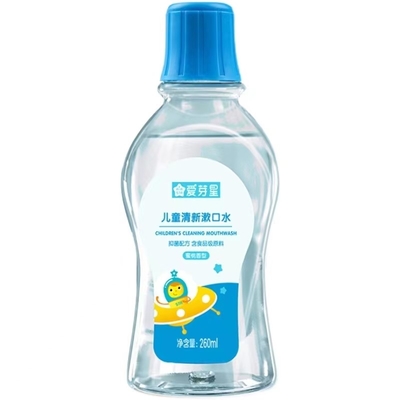 মুখ পরিষ্কার এবং তাজা শ্বাস 260ml ওরাল কেয়ার মাউথওয়াশ চিলড্রেন পীচ লেবুর স্বাদ