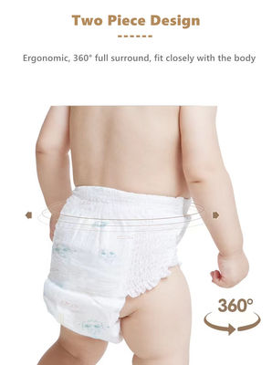 নরম উচ্চ শোষণ নিষ্পত্তিযোগ্য শিশুর প্যান্ট শ্বাস নেওয়া যায়